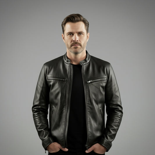 Luna | Cazadora de cuero premium