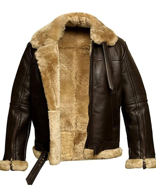 King | Chaqueta de cuero acolchada