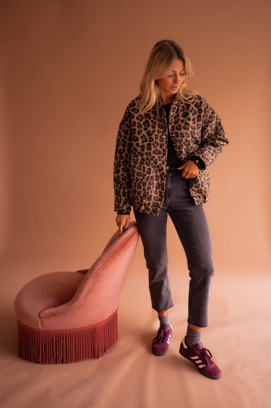 Leo™ | Chaqueta bomber de leopardo