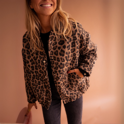 Leo™ | Chaqueta bomber de leopardo