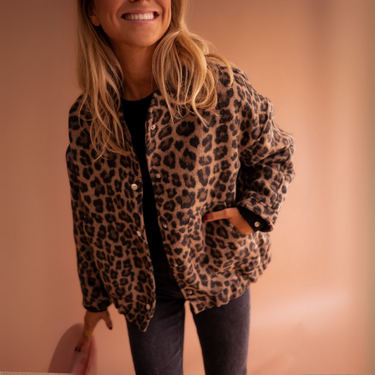Leo™ | Chaqueta bomber de leopardo
