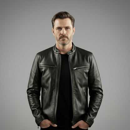 Luna | Cazadora de cuero premium