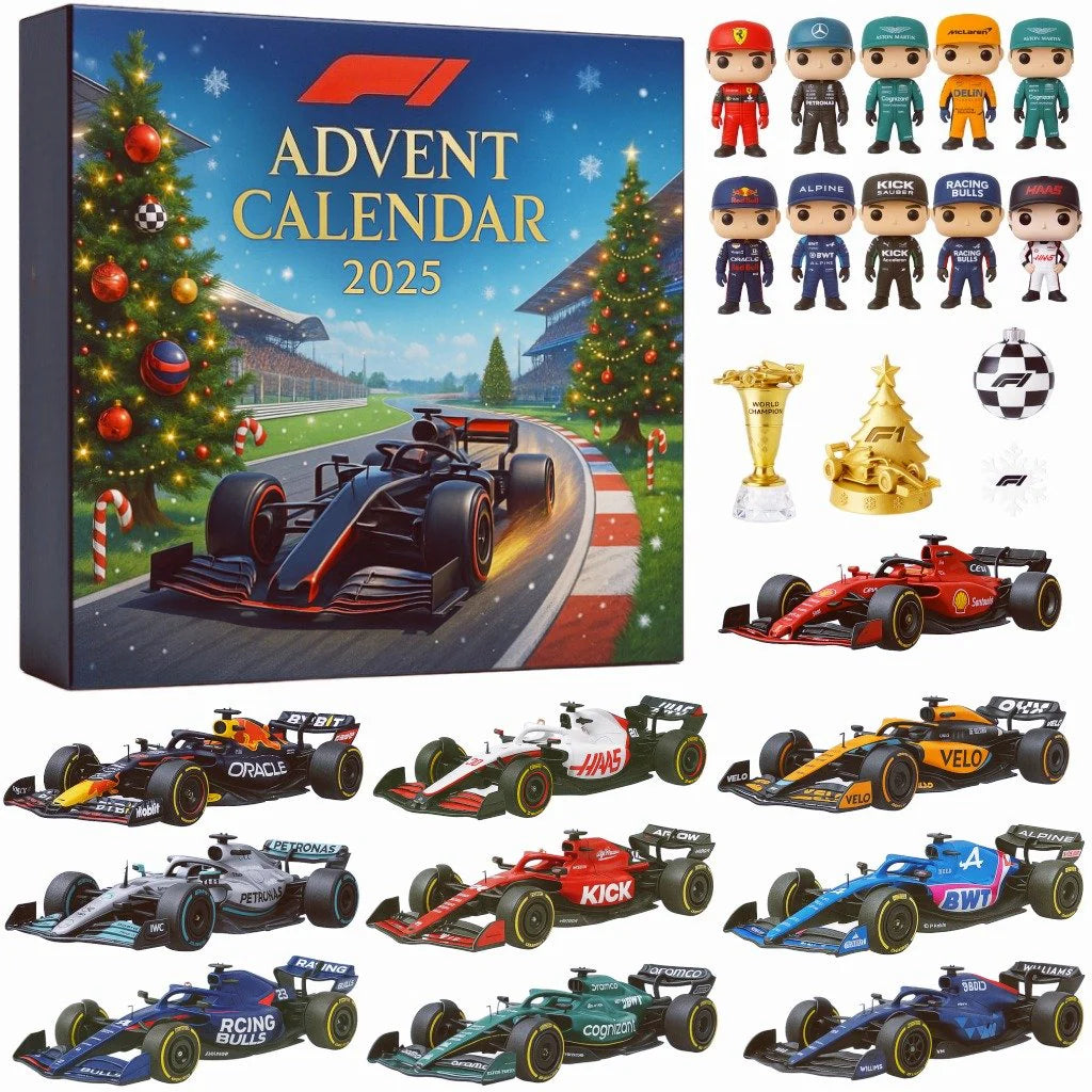 🎄 Calendario de Adviento F1 Racing 2025 – Edición Coleccionista