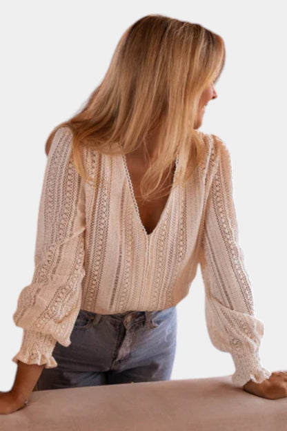 Amely | Blusa de Encaje de Crochet