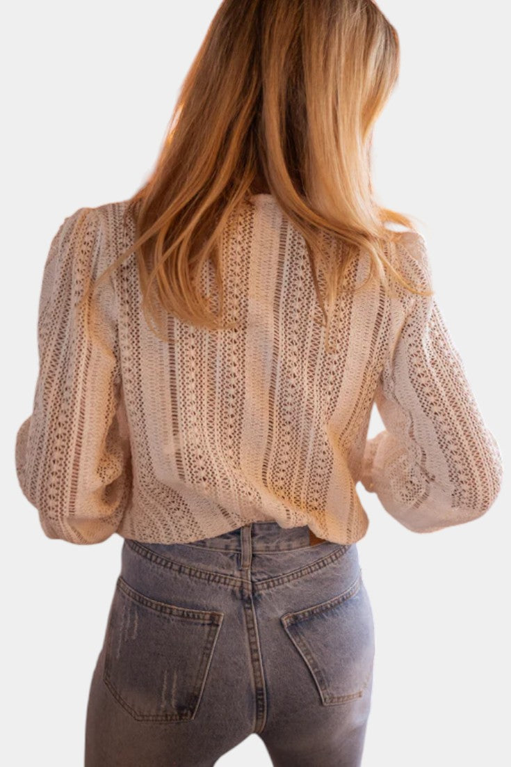 Amely | Blusa de Encaje de Crochet