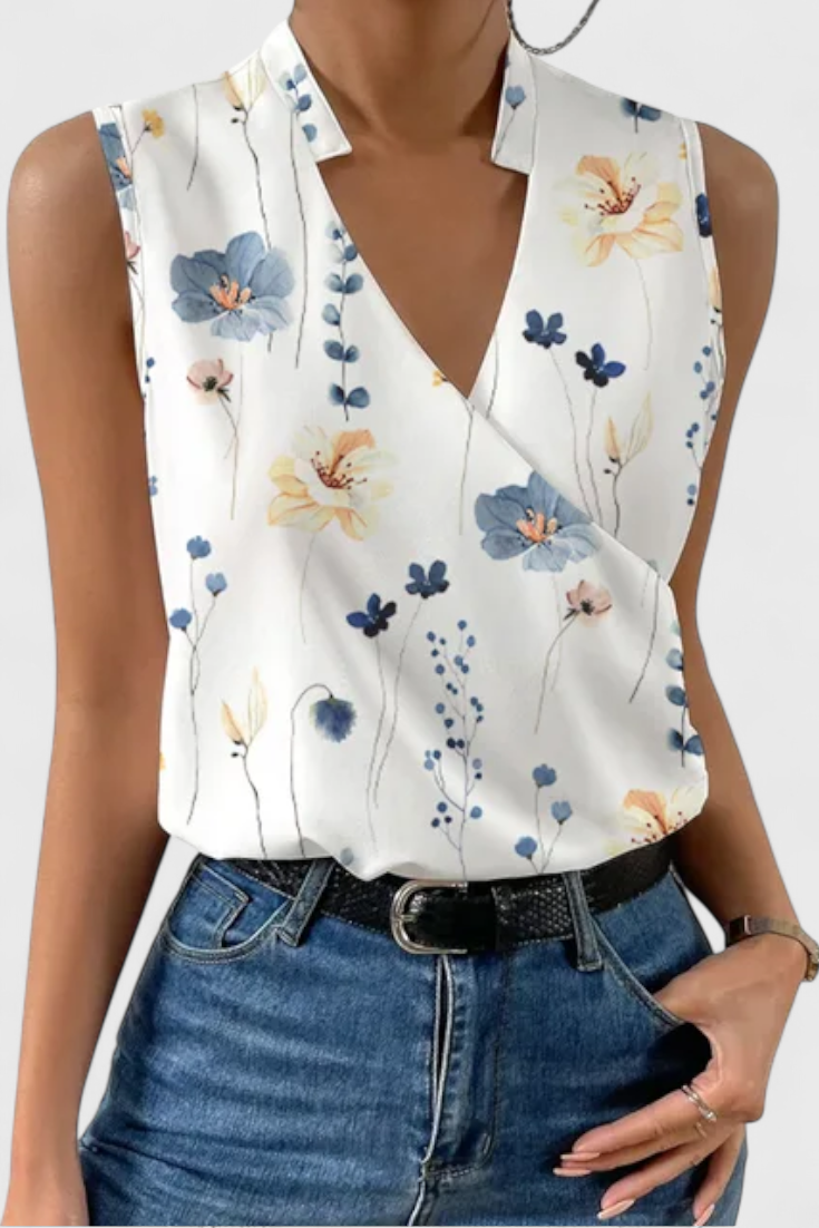 Aitana | Top Suave de Verano con Escote en V