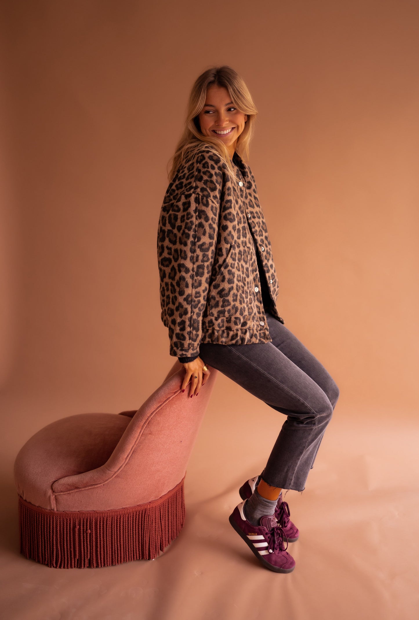 Leo™ | Chaqueta bomber de leopardo