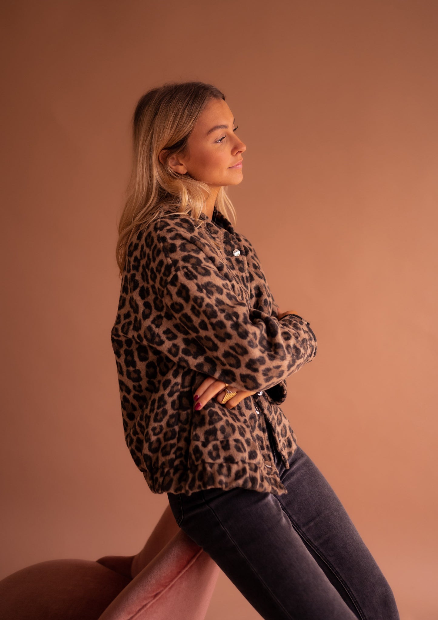 Leo™ | Chaqueta bomber de leopardo