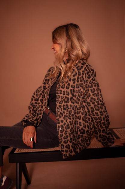 Leo™ | Chaqueta bomber de leopardo