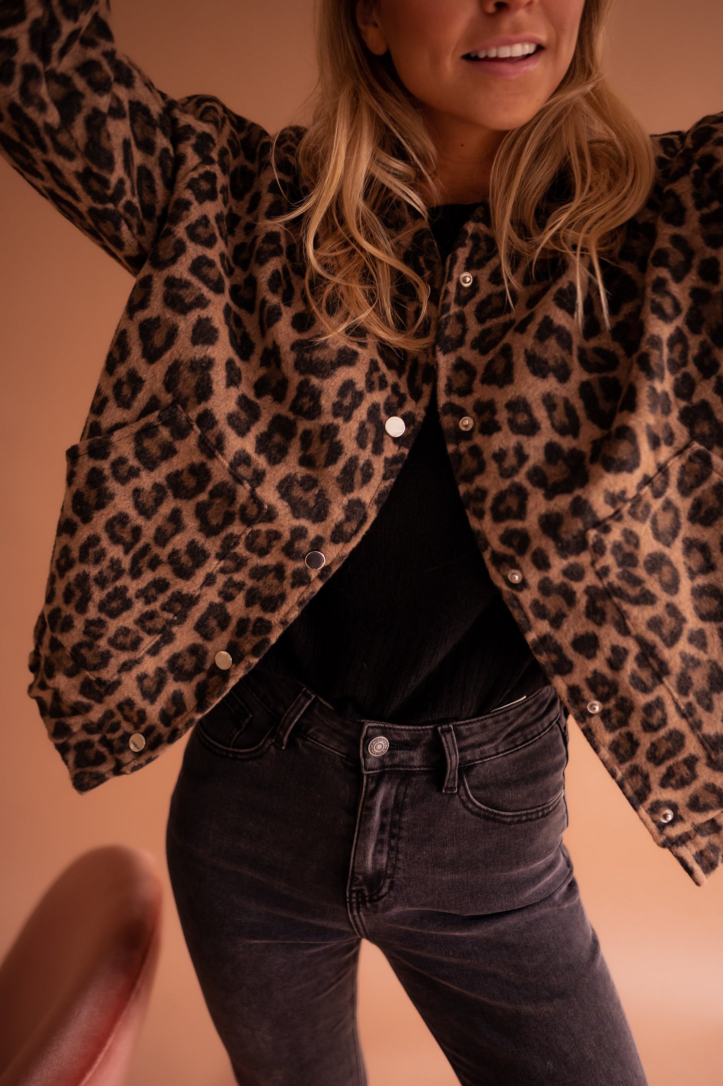 Leo™ | Chaqueta bomber de leopardo