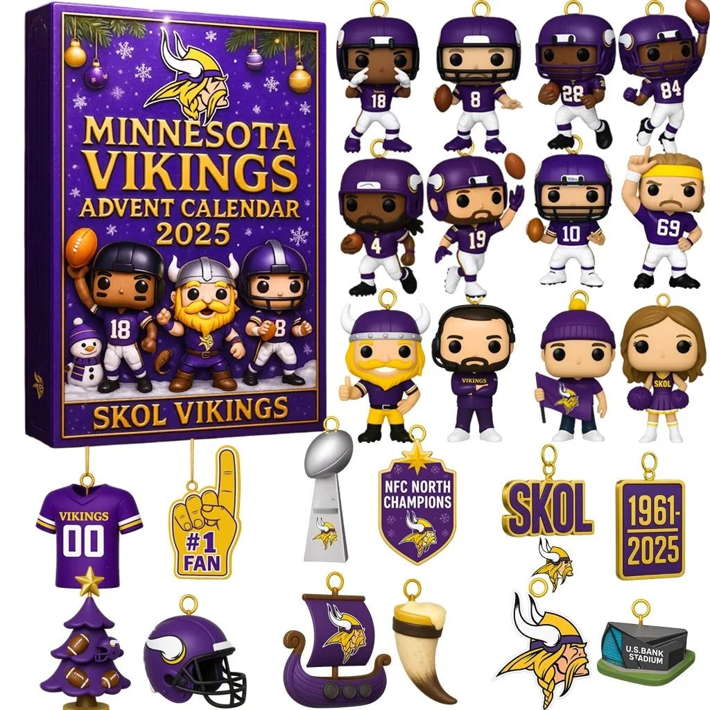 Calendario de Adviento de los Minnesota Vikings 2025
